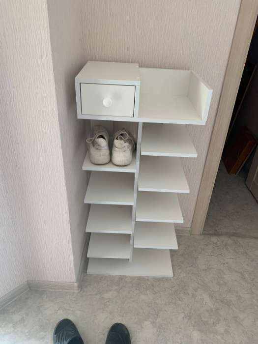 Фотография покупателя товара Обувница, этажерка для обуви «КарлСон24» Scandi, 35 х 50 х 110 см, венге - Фото 3