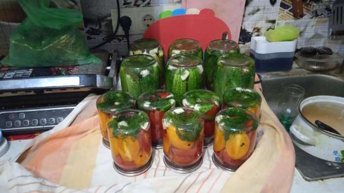 Фотография покупателя товара Банка стеклянная, 1 л, СКО-82 мм - Фото 1