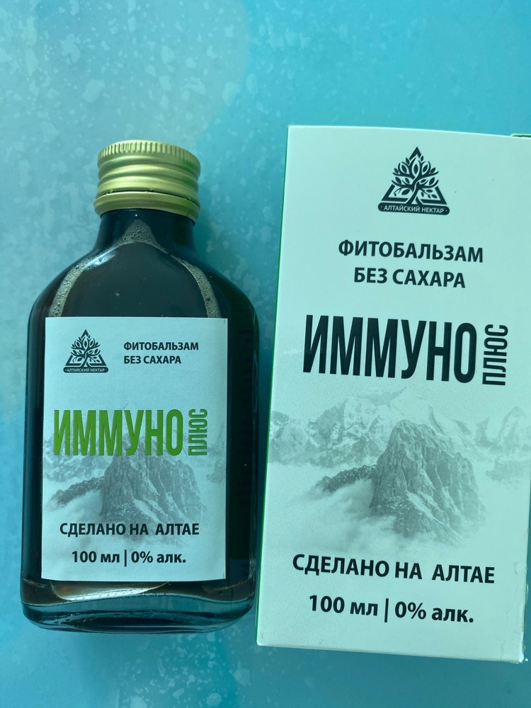 Фотография покупателя товара Фитобальзам «Иммуно», без сахара, 100 мл