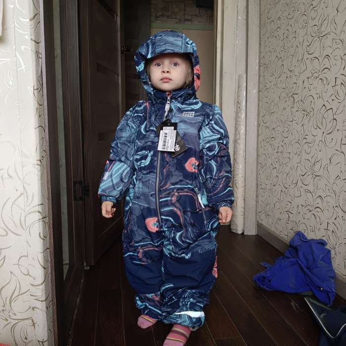 Фотография покупателя товара Комбинезон для мальчика, цвет синий, рост 116 см - Фото 3