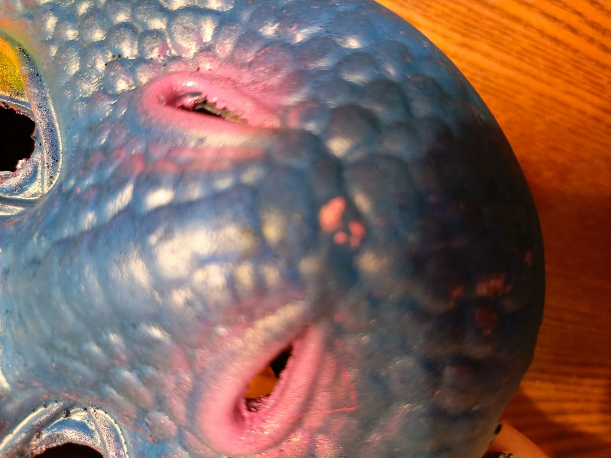 Фотография покупателя товара Маска «Дракон», цвет синий