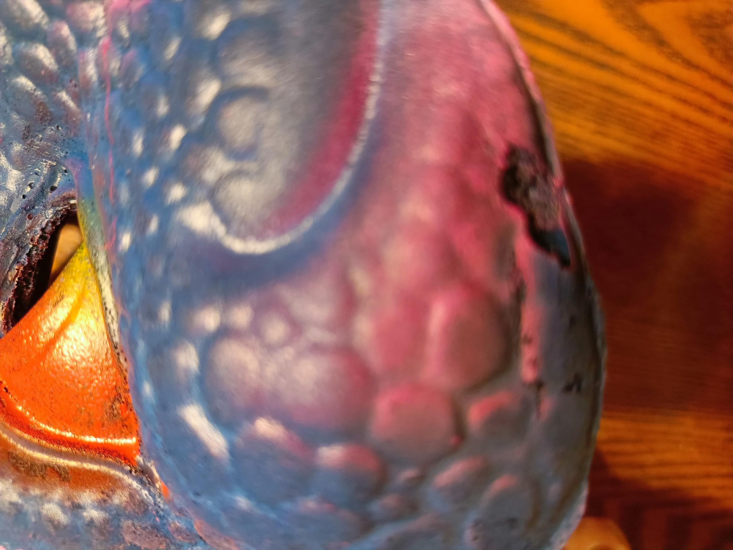 Фотография покупателя товара Маска «Дракон», цвет синий