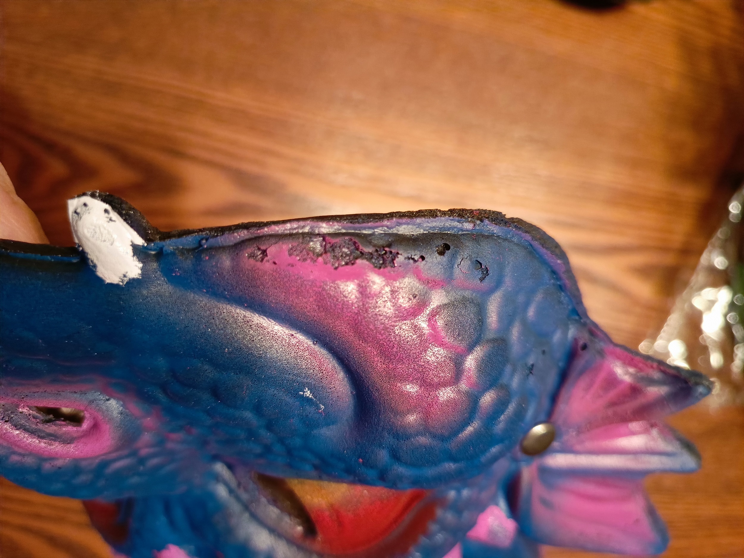 Фотография покупателя товара Маска «Дракон», цвет синий