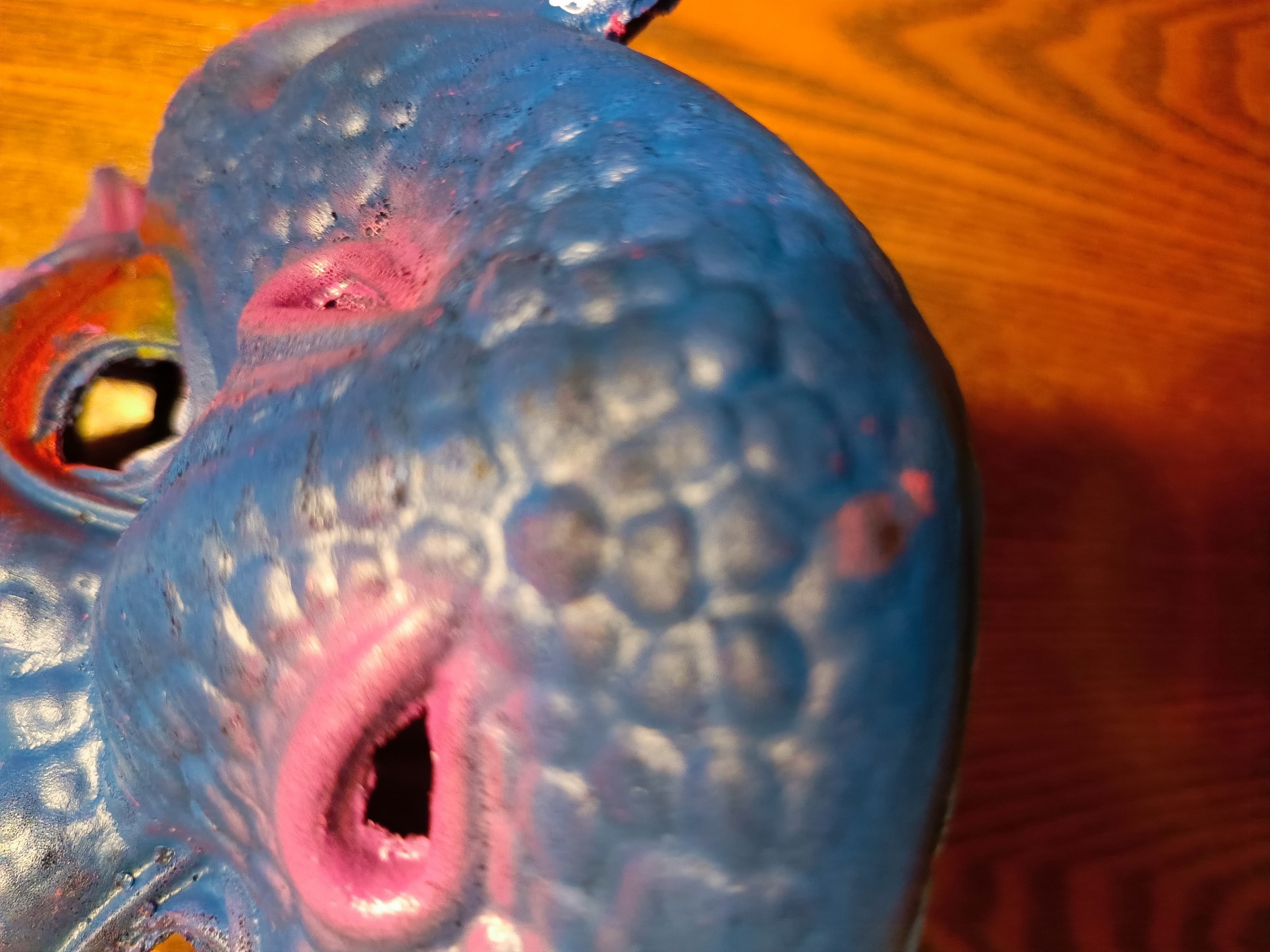 Фотография покупателя товара Маска «Дракон», цвет синий