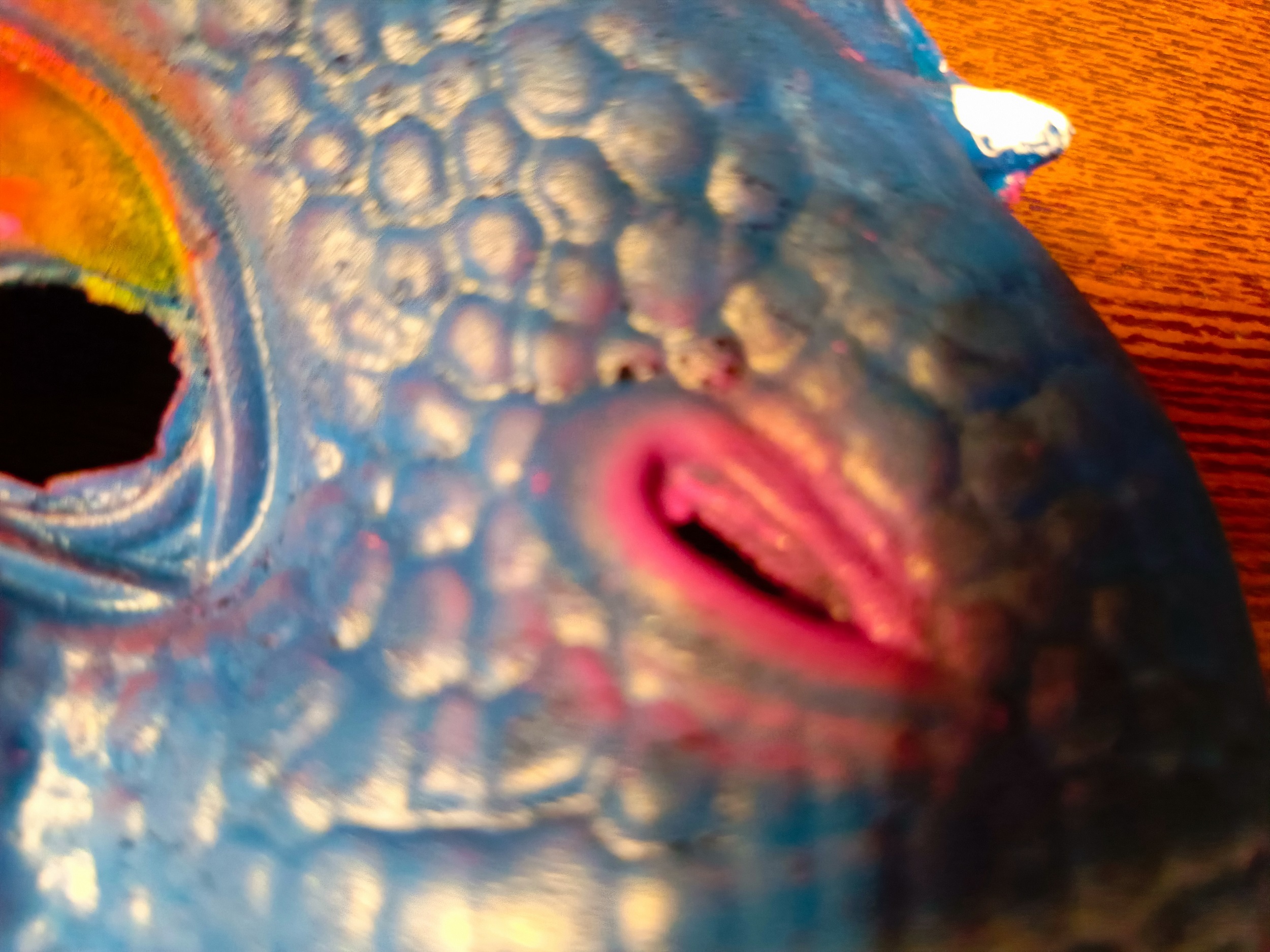 Фотография покупателя товара Маска «Дракон», цвет синий