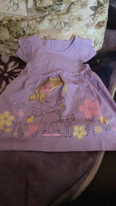 Фотография покупателя товара Платья для девочки, цвет сиреневый, рост 116 см - Фото 1