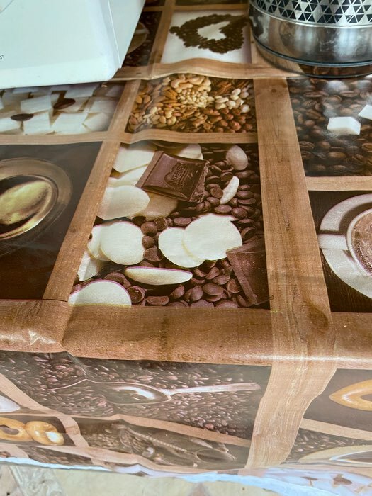 Фотография покупателя товара Скатерть на нетканой основе многоразовая «Кофе», 90×135 см - Фото 8