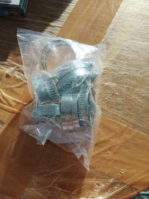 Фотография покупателя товара Хомут червячный ZEIN engr, сквозная просечка, диаметр 18-32 мм, ширина 8 мм, оцинкованный