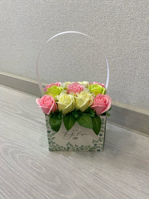 Фотография покупателя товара Переноска для цветов With love, 10×13×15 см - Фото 1