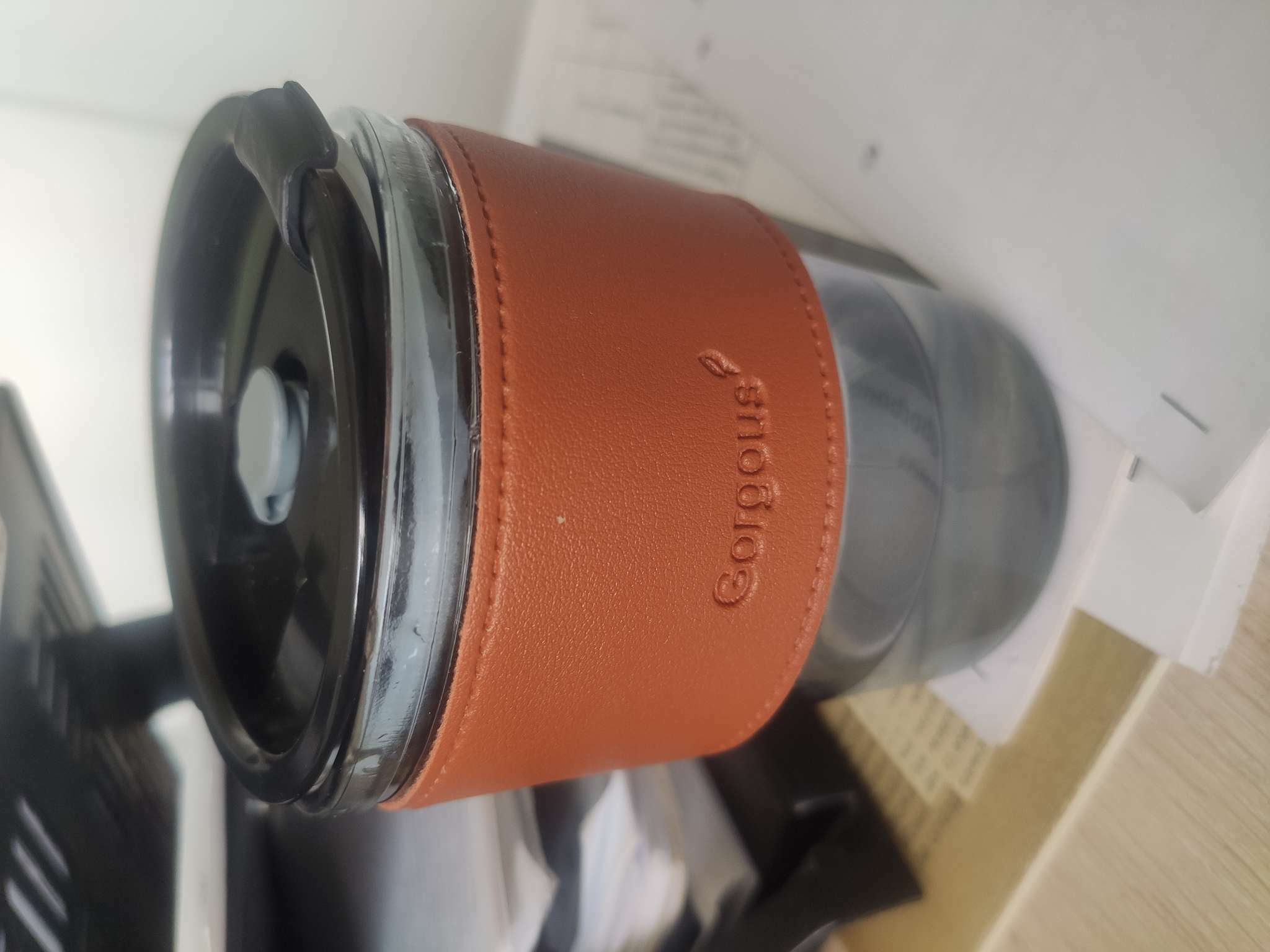 Фотография покупателя товара Стакан «Вида», 350 мл, с крышкой и трубочкой, стекло, МИКС - Фото 1