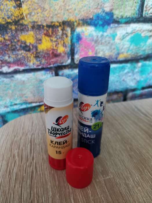 Фотография покупателя товара Клей-карандаш PVP 15 г Луч «Школа творчества» - Фото 1