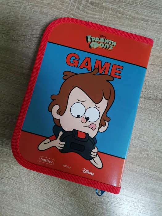 Фотография покупателя товара Пенал 1 секция, 130 х 190 х 30 мм, "Гравити Фолз" (DISNEY), ламинированный картон NPn_37030 - Фото 4