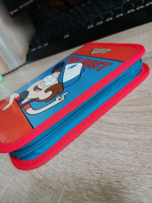 Фотография покупателя товара Пенал 1 секция, 130 х 190 х 30 мм, "Гравити Фолз" (DISNEY), ламинированный картон NPn_37030 - Фото 2