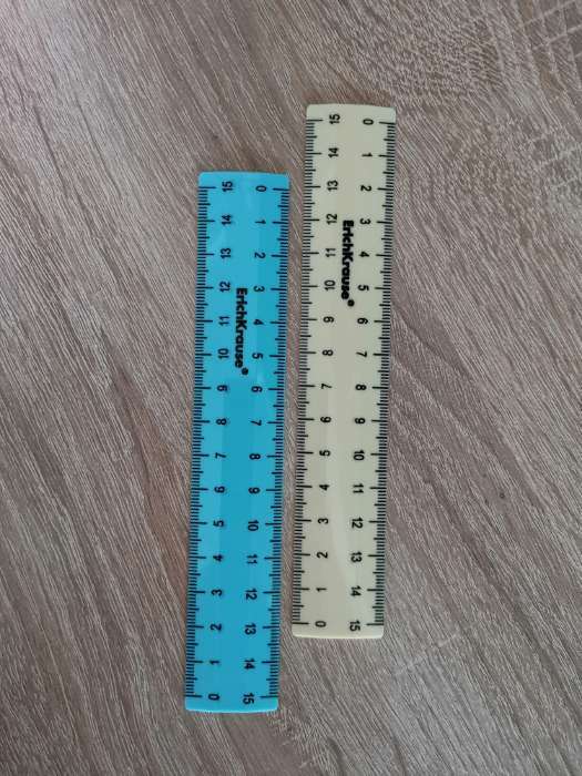 Фотография покупателя товара Линейка 15 см ErichKrause «Pastel», непрозрачная, двухсторонняя шкала, микс - Фото 1