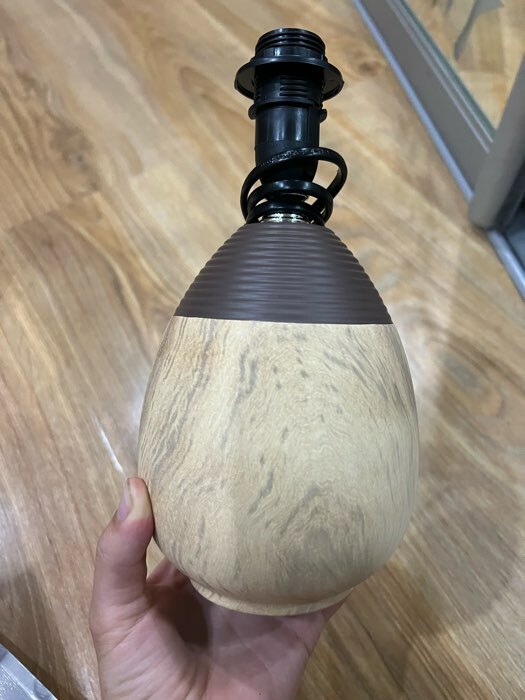 Фотография покупателя товара Лампа настольная 16305/1BR E14 40 Вт светлое дерево 20×20×31 см - Фото 4