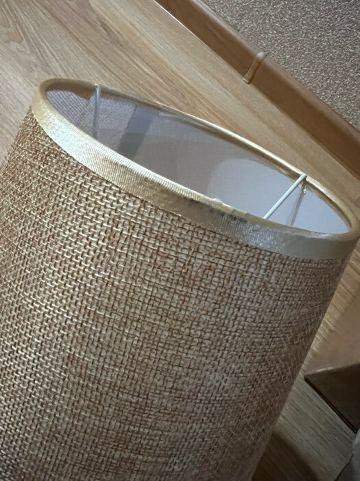 Фотография покупателя товара Лампа настольная 16305/1BR E14 40 Вт светлое дерево 20×20×31 см - Фото 3