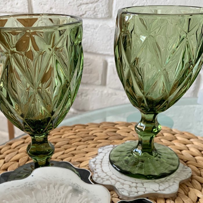 Фотография покупателя товара Бокал стеклянный Magistro «Круиз», 250 мл, 8×15,3 см, цвет зелёный - Фото 24