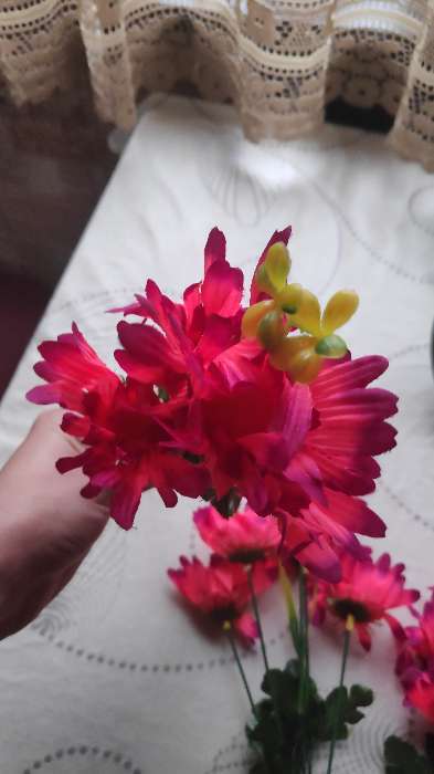 Фотография покупателя товара Букет "Гербера" 30 см, d-цветка 8 см, микс - Фото 2