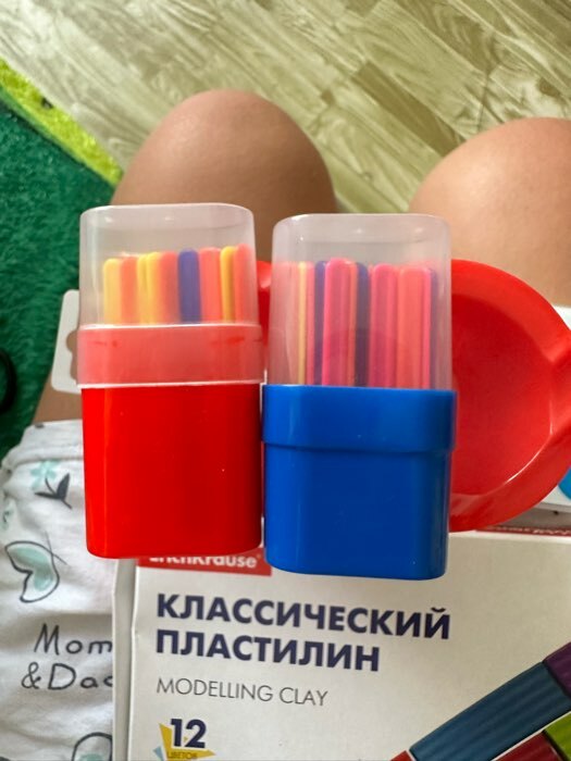 Фотография покупателя товара Счетные палочки 30 штук в пенале Calligrata, МИКС - Фото 5