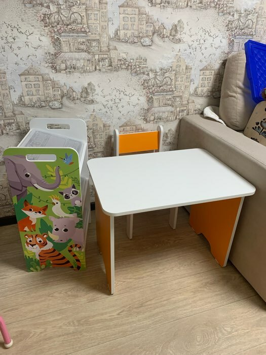 Фотография покупателя товара Комплект детской мебели «Космос», стол + стул - Фото 1