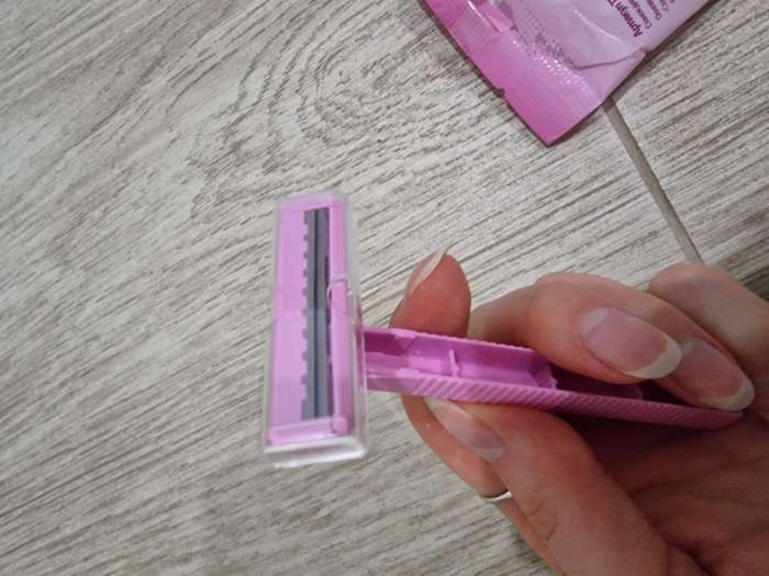 Фотография покупателя товара Станок для бритья одноразовый женский Dorco EVE2 Simple TD, 2 лезвия,5 шт. - Фото 2