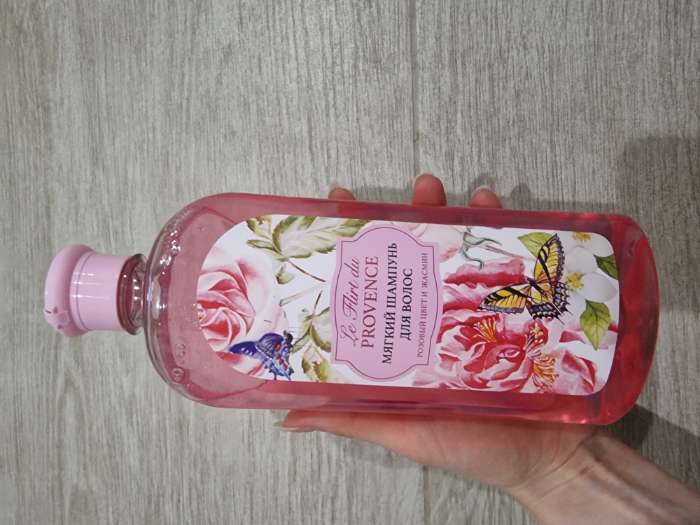 Фотография покупателя товара Шампунь для волос Le Flirt Du Provence розовый цвет и жасмин, 730 мл