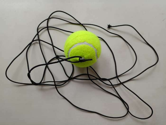 Фотография покупателя товара Мяч теннисный с резинкой ONLYTOP