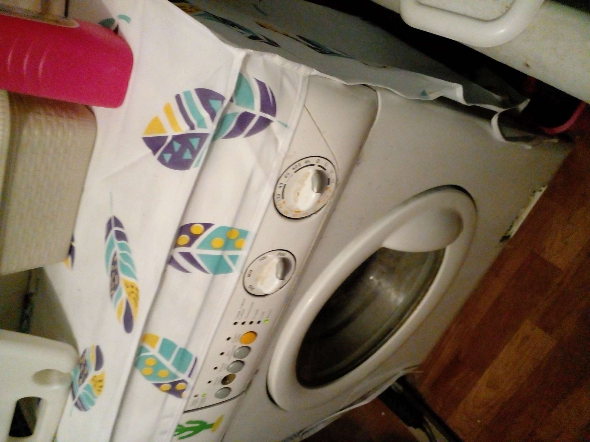 Фотография покупателя товара Чехол для стиральной машины с горизонтальной загрузкой Доляна, 58×62×85 см, ЭВА, цвет МИКС - Фото 1