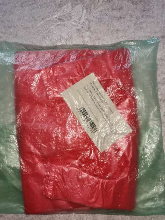 Фотография покупателя товара Пакет майка, полиэтиленовый, красный 24 х 42 см, 8 мкм