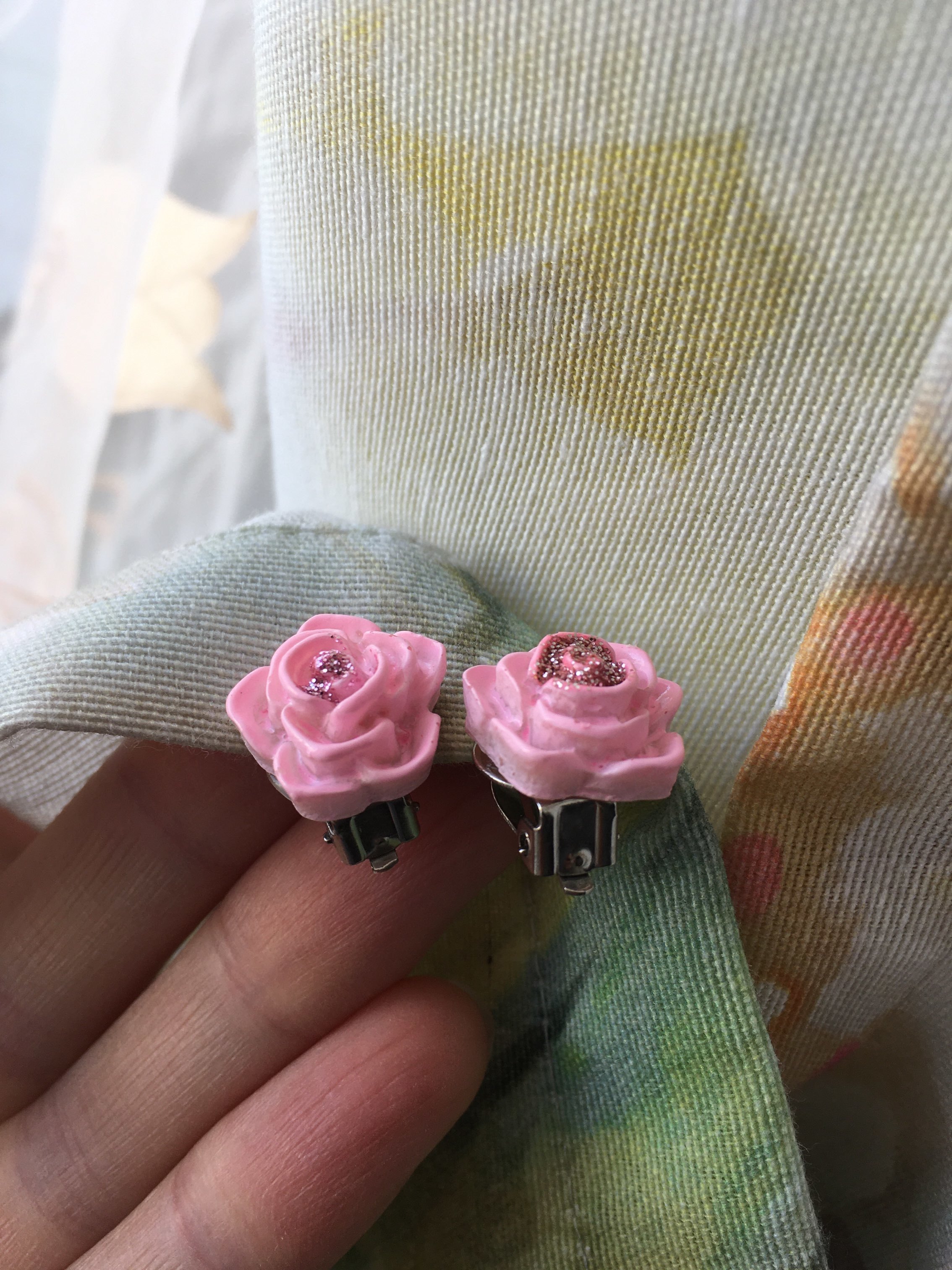Фотография покупателя товара Клипсы детские "Выбражулька" розы, цвет МИКС - Фото 3