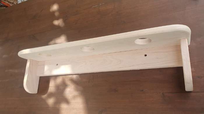 Фотография покупателя товара Полочка для веника из ольхи - Фото 3