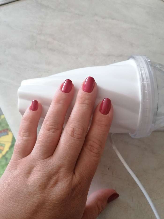 Фотография покупателя товара Гель-лак для ногтей "Термо", 10мл, LED/UV, цвет 028А1 бордовый