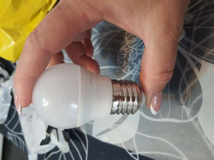 Фотография покупателя товара Лампа cветодиодная Luazon Lighting, G45, 7 Вт, E27, 630 Лм, 6500 К, холодный белый - Фото 1