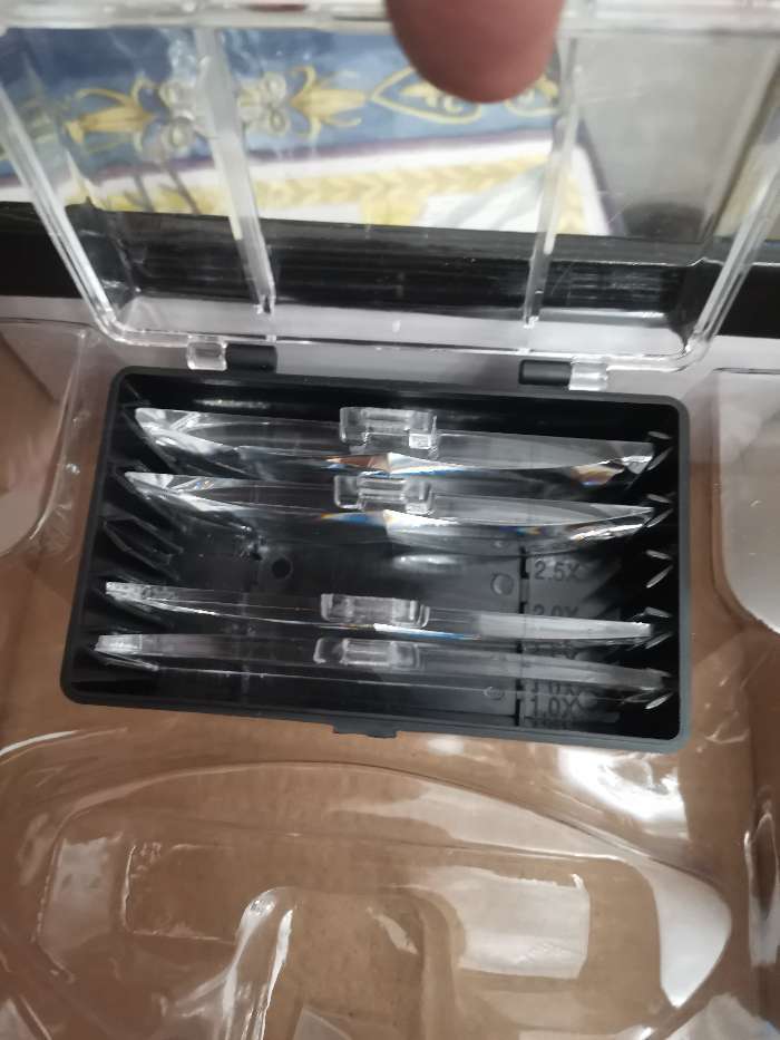 Фотография покупателя товара Лупа налобная 1-3х бинокулярная, с подсветкой, 5 линз в комплекте, 3 ААА - Фото 9