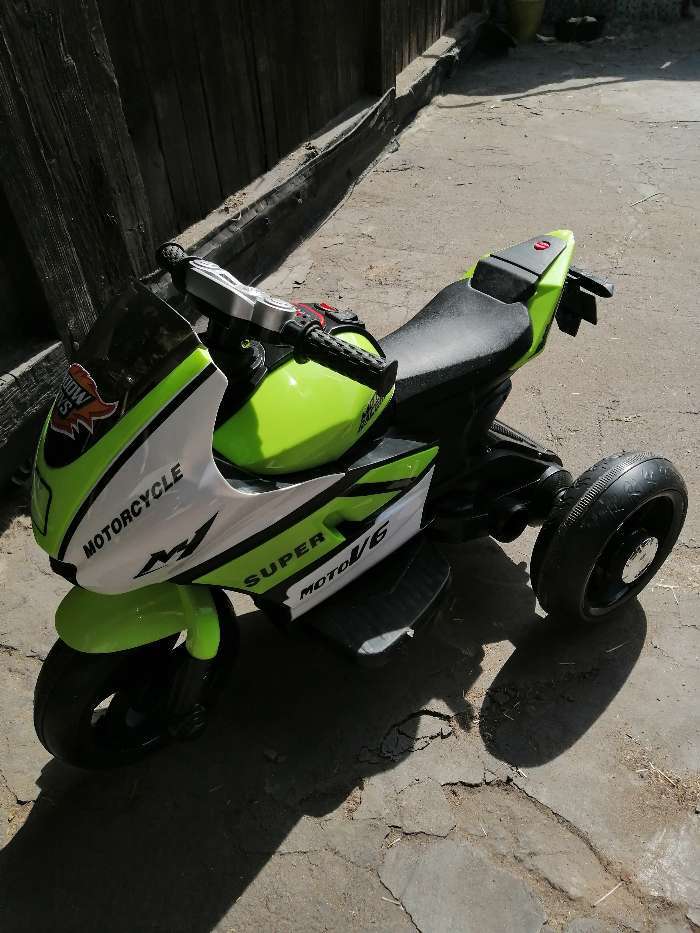 Фотография покупателя товара Электромобиль «Супербайк», цвет оранжевый - Фото 1