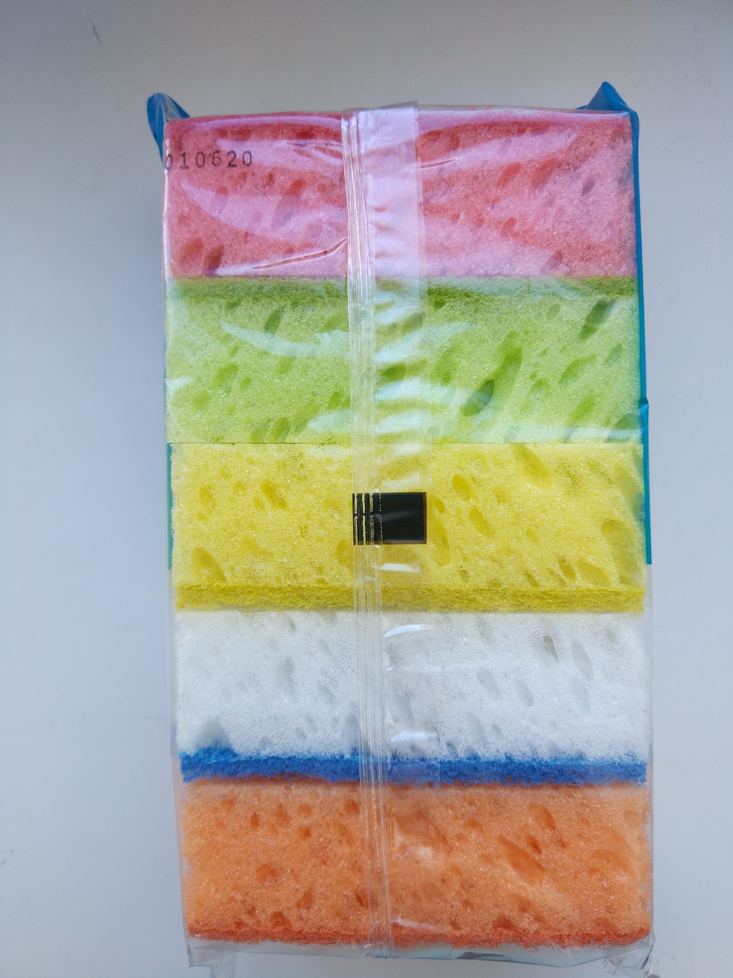 Фотография покупателя товара Набор губок бытовых с чистящим слоем «Макси», 9×6×3,5 см, 5 шт