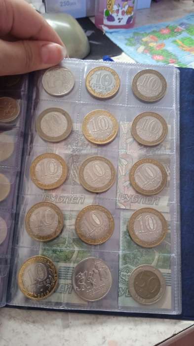 Фотография покупателя товара Альбом для монет 125 х 185 мм Calligrata "Комби" на 138 монет, обложка искусственная кожа, синий - Фото 2