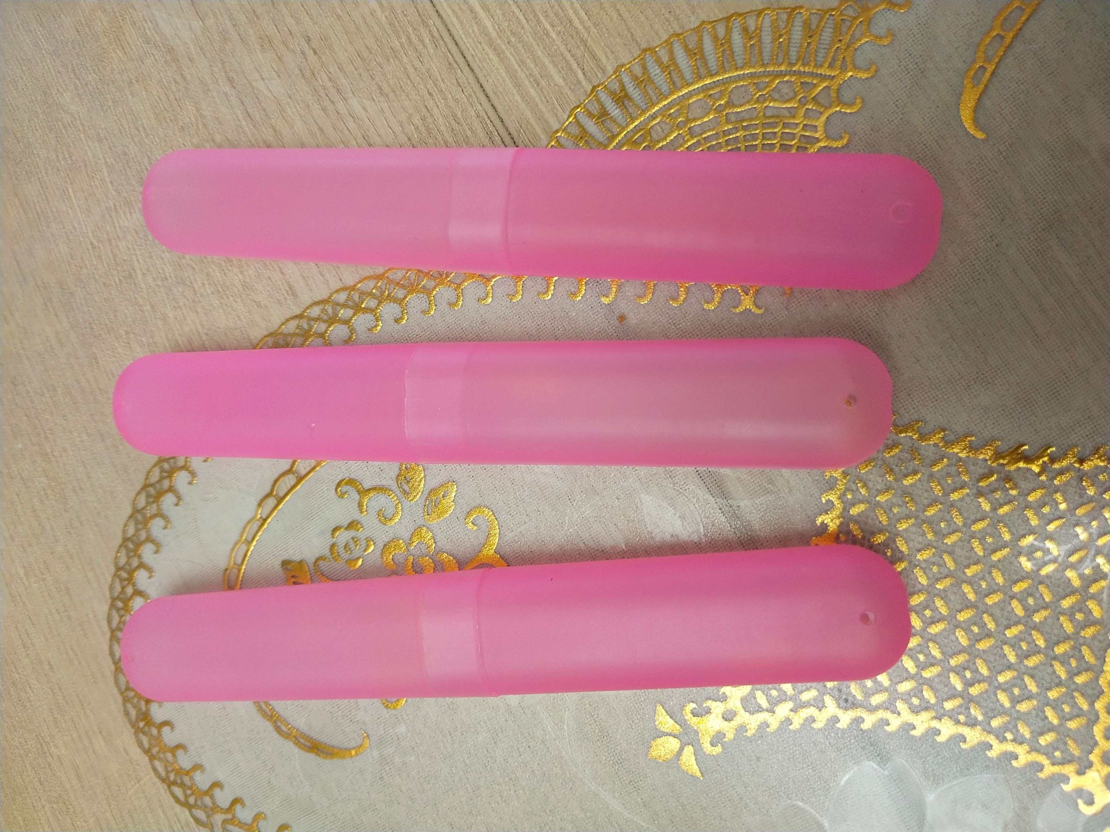 Фотография покупателя товара Футляр для зубной щётки Доляна, 20 см, цвет розовый - Фото 10