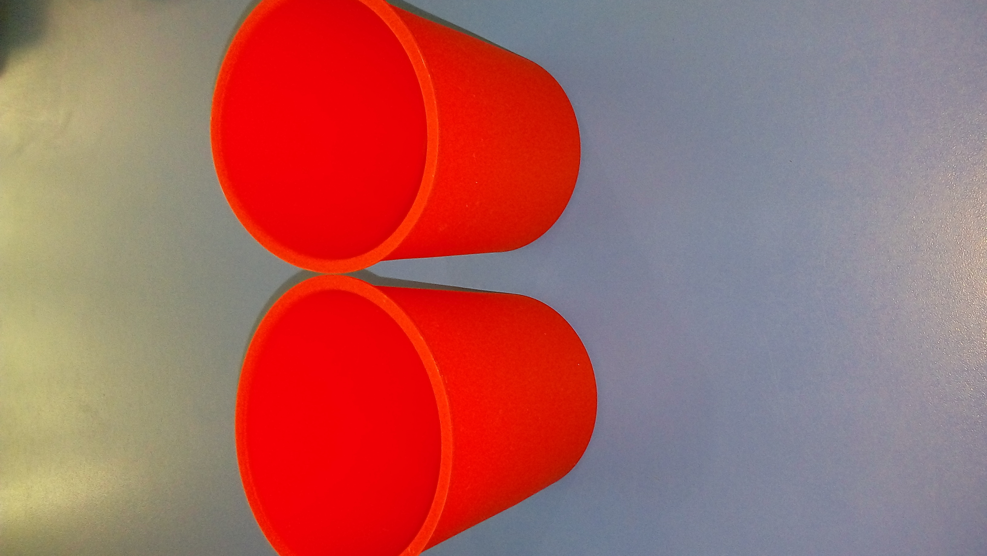 Фотография покупателя товара Форма силиконовая для выпечки Доляна «Кулич», внешний диаметр 9 см, внутренний диаметр 8 см, цвет фиолетовый
