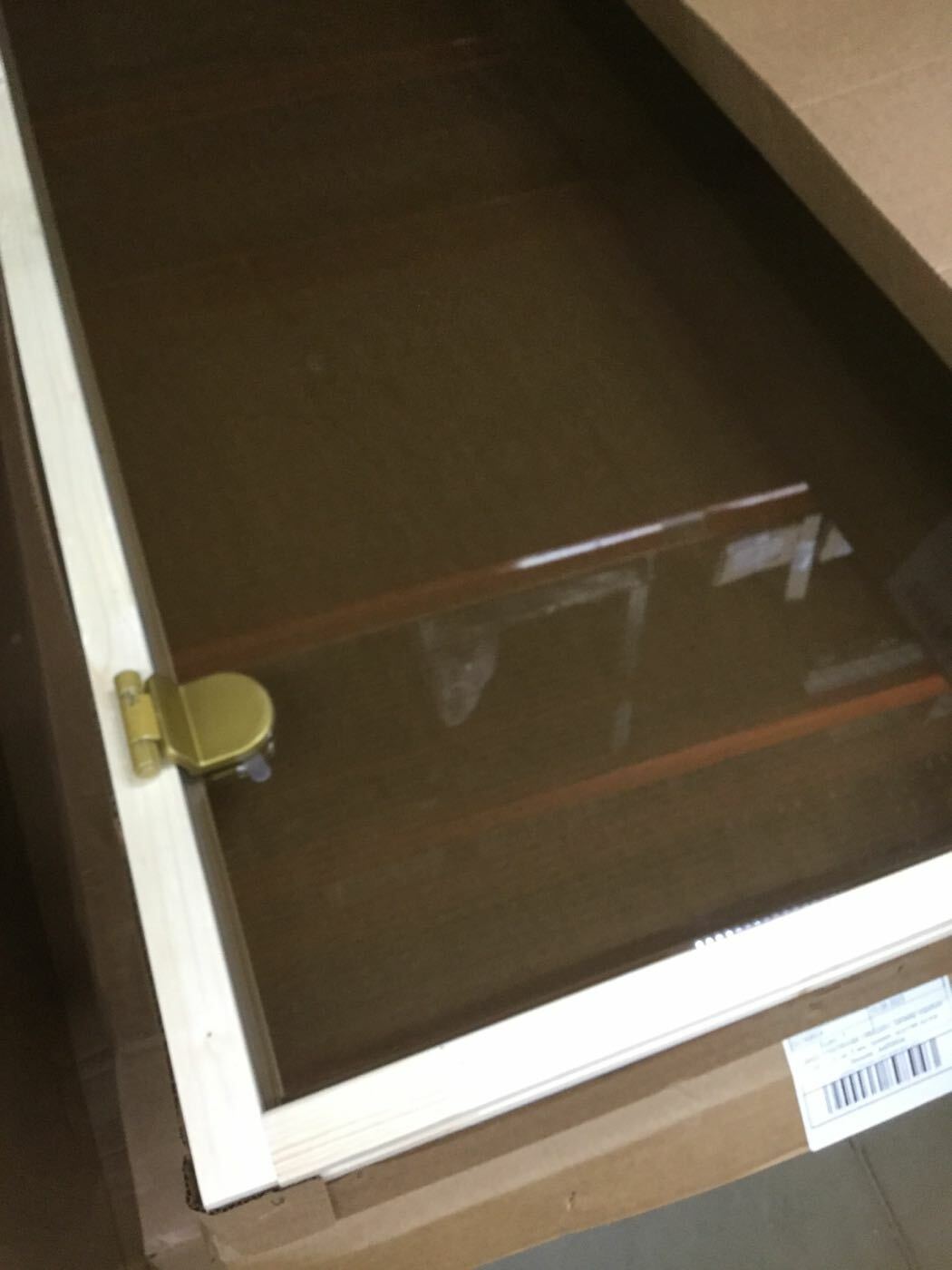 Фотография покупателя товара Дверь для бани и сауны «Бронза», размер коробки 190 × 70 см, 6 мм, 2 петли, круглая ручка - Фото 1