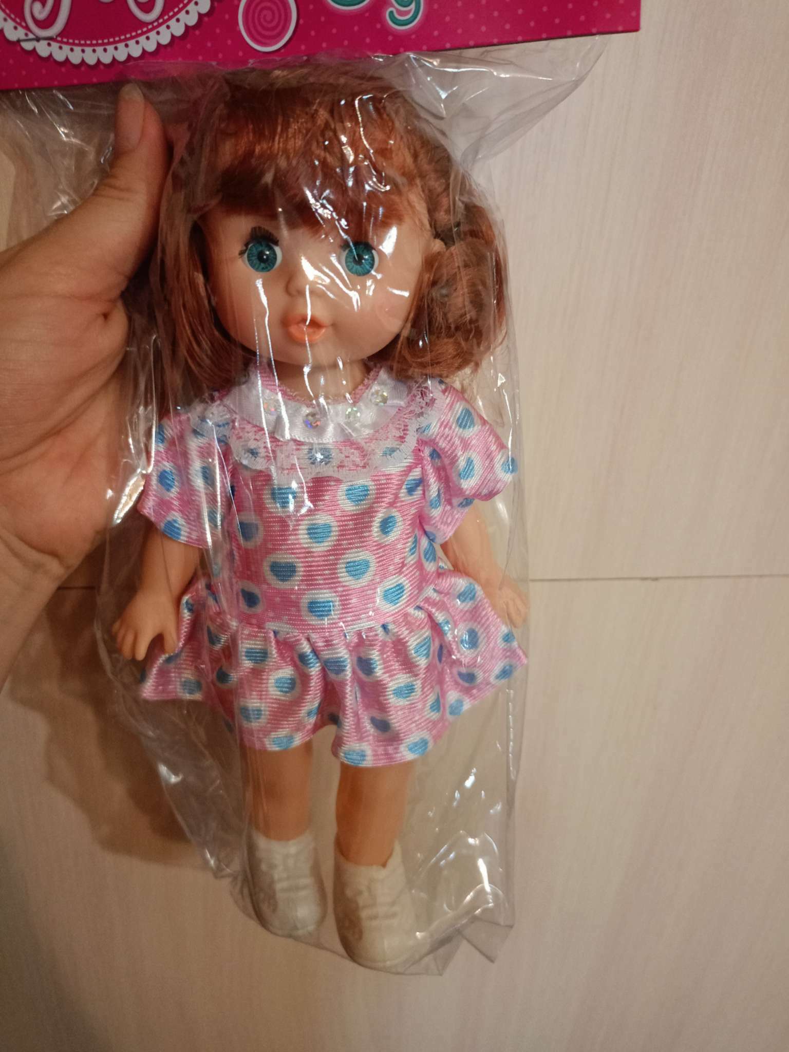 Фотография покупателя товара Кукла классическая «Даша» в платье, МИКС