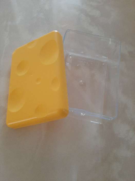 Фотография покупателя товара Контейнер для сыра, 16×11×7 см, цвет жёлтый - Фото 8