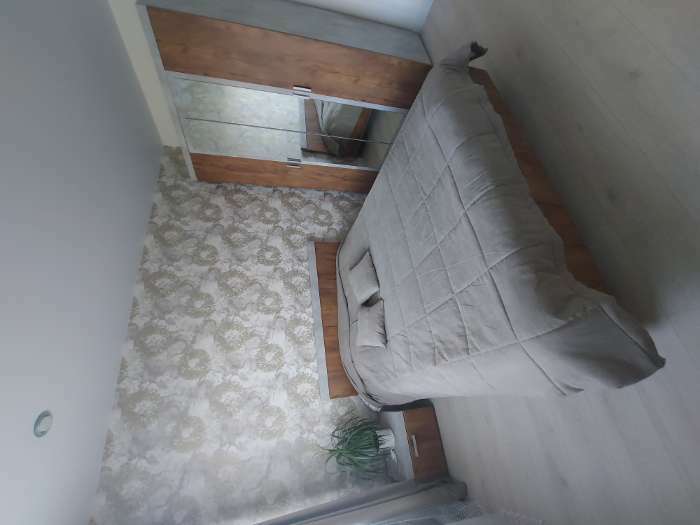 Фотография покупателя товара Спальный гарнитур Вега, Шкаф 4х ств, кровать 160х200, стол косметический, тумба прикроватная