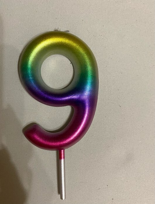 Фотография покупателя товара Свеча в торт на день рождения «‎Цветное конфетти»‎, цифра "4", 5.5 см - Фото 27