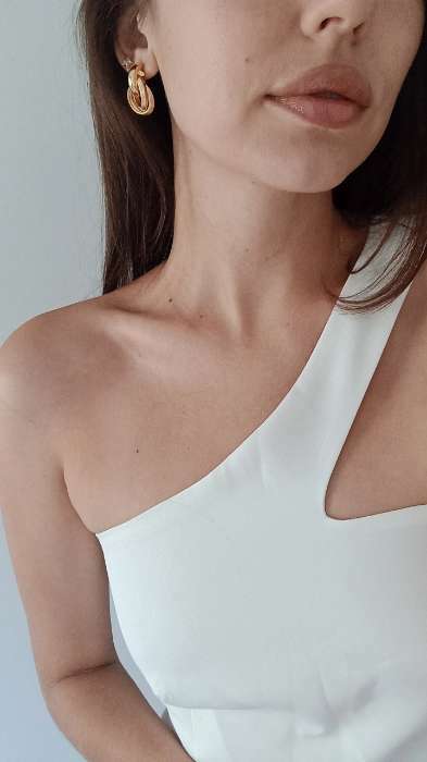 Фотография покупателя товара Серьги металл «Фьюче» круги плетения, цвет серебро - Фото 12