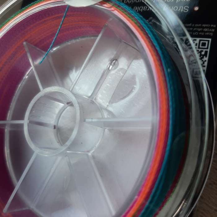 Фотография покупателя товара Шнур Ryobi NUM ONE PE4X, диаметр 0.165 мм, тест 5.9 кг, 100 м, Multi Colour - Фото 3