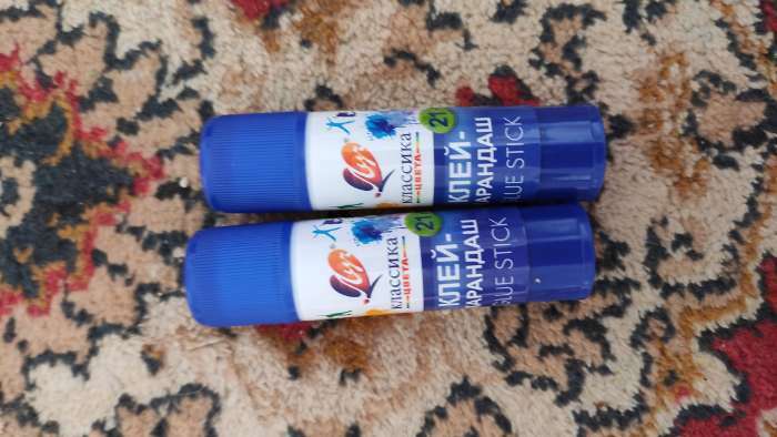 Фотография покупателя товара Клей-карандаш PVP 21 г Луч «Классика» - Фото 1