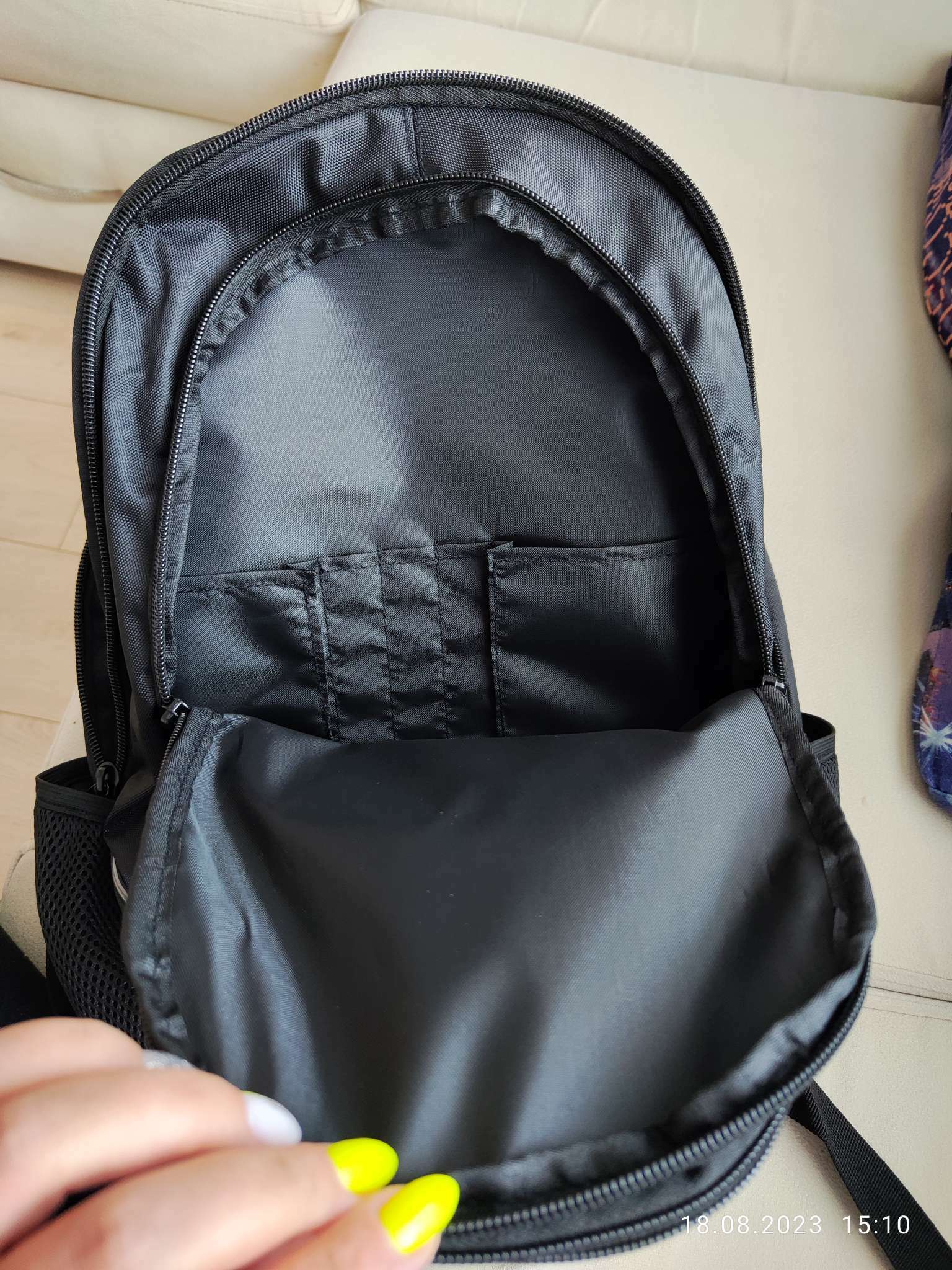 Фотография покупателя товара Рюкзак школьный 42 х 30 х 20 см, эргономичная спинка, Hatber Sreet, Pixels, чёрный/зелёный NRk_78121 - Фото 1