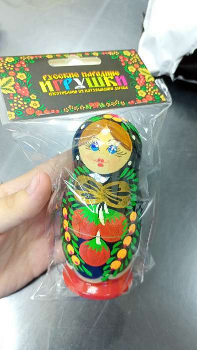Фотография покупателя товара Матрёшка 3 в 1, расписная, МИКС - Фото 1
