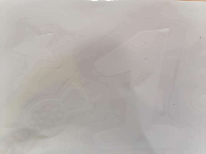 Фотография покупателя товара ПВС наклейка на шар «1 годик» 29,7х21см - Фото 1